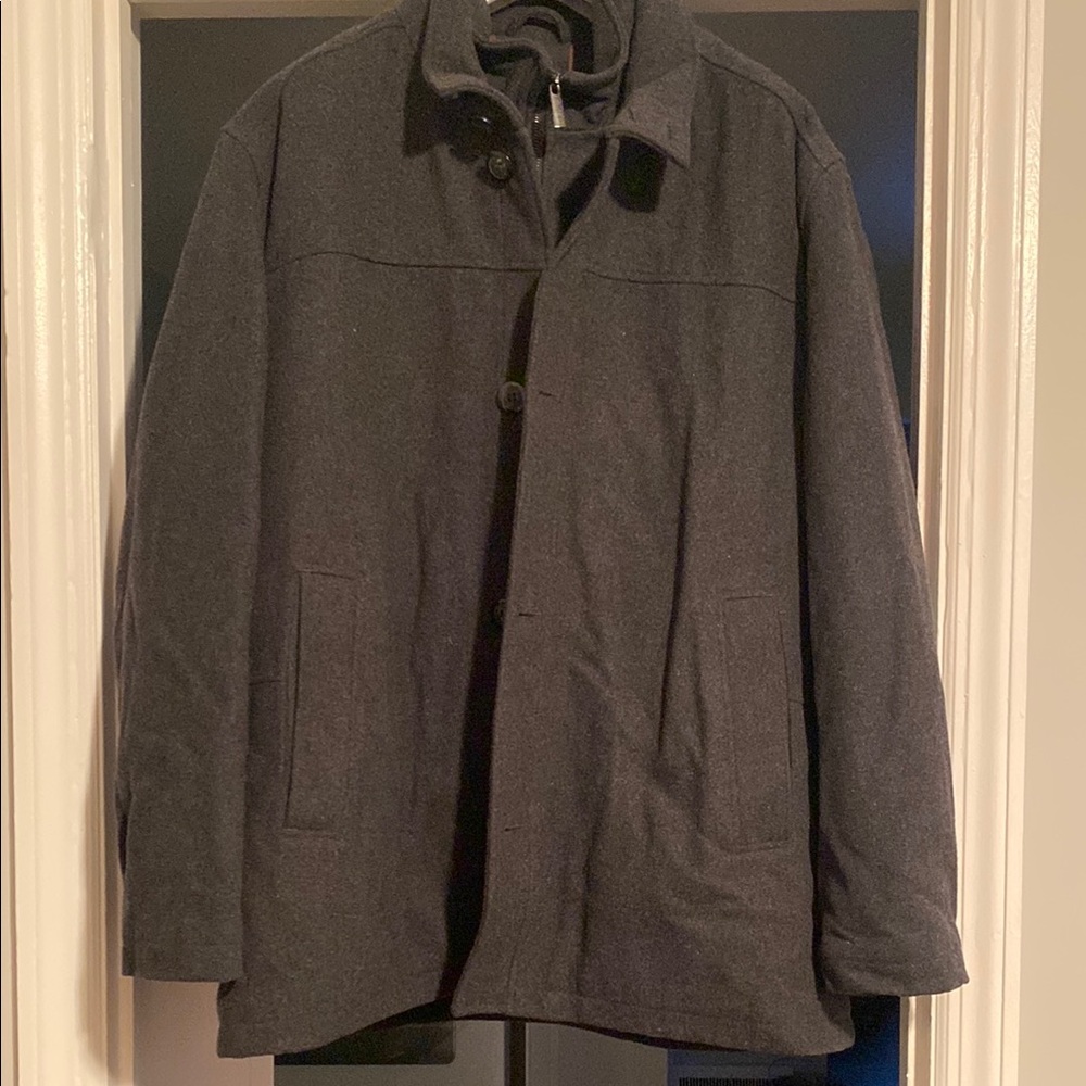 Men's Gray Wool Jacket